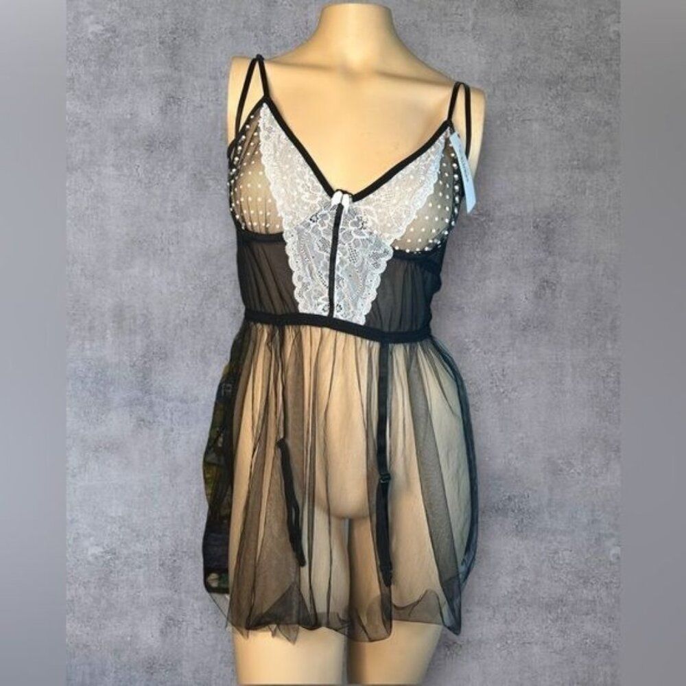 Escante Maid Nighty with Thong - Unworn Large
